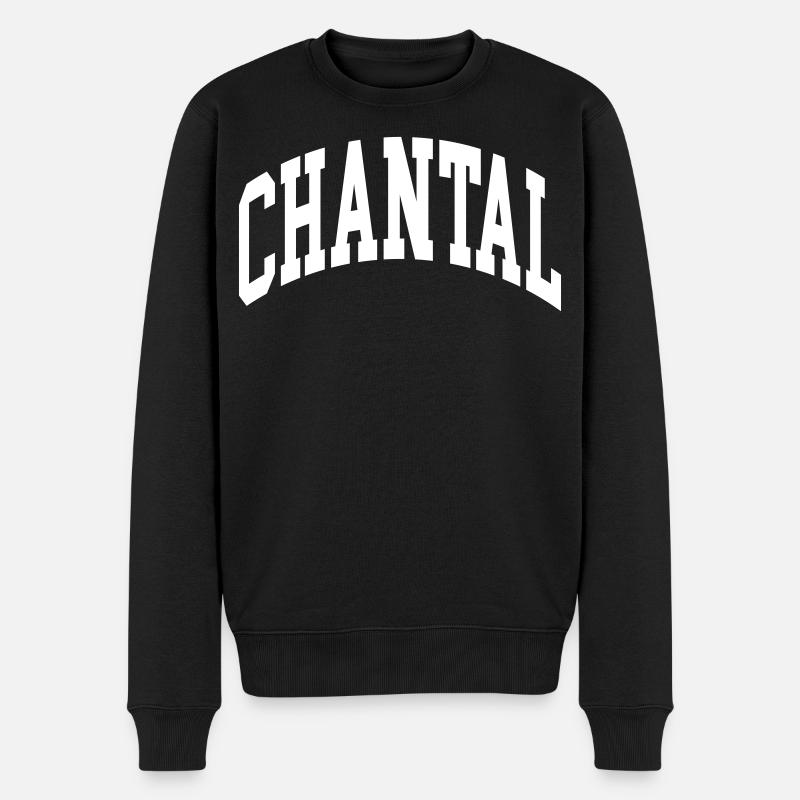 Chantal - Männer Premium Bio Pullover - Schwarz