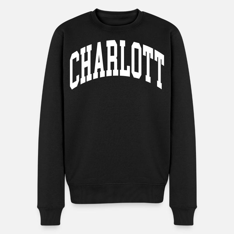 Charlott - Männer Premium Bio Pullover - Schwarz