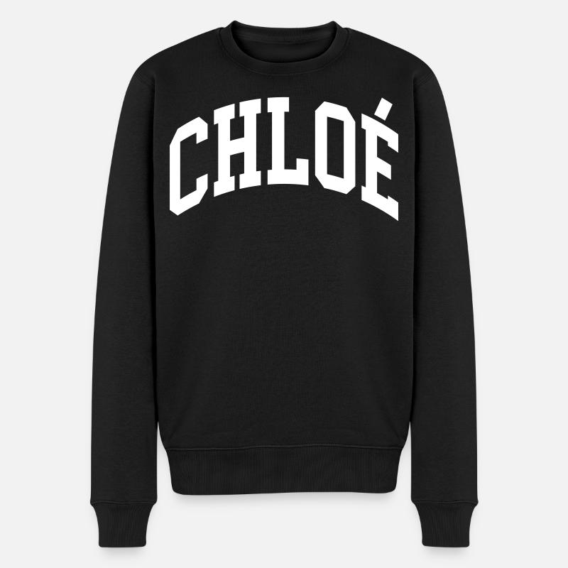 Chloé - Männer Premium Bio Pullover - Schwarz