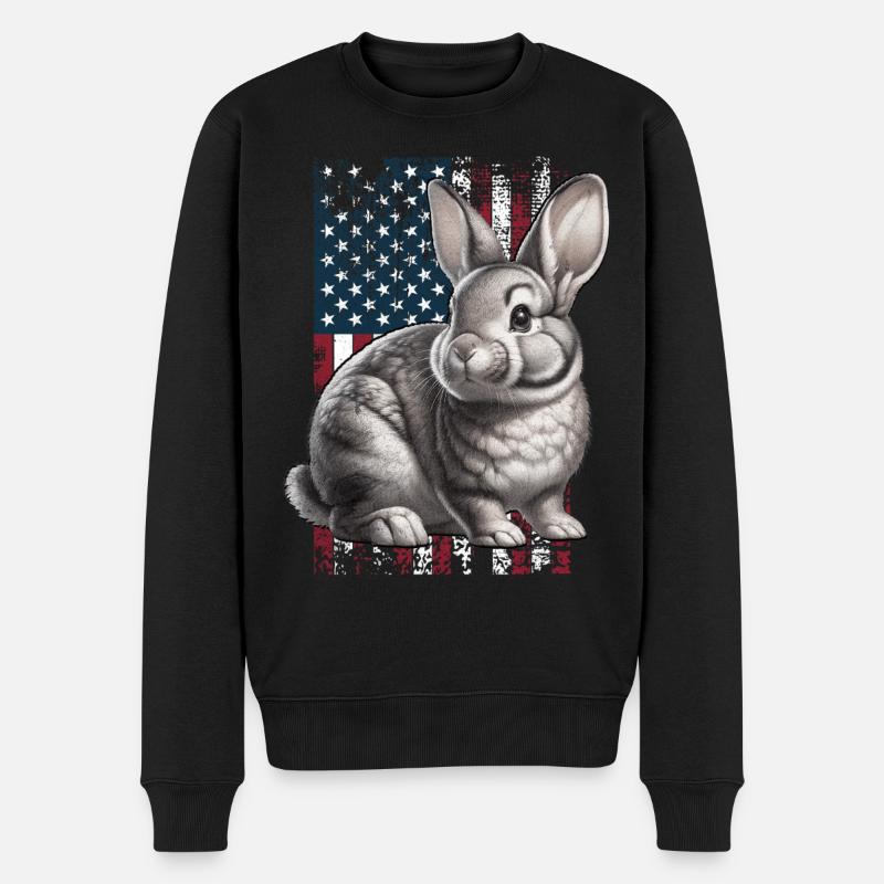 Lapin - Pull Premium bio Homme - noir