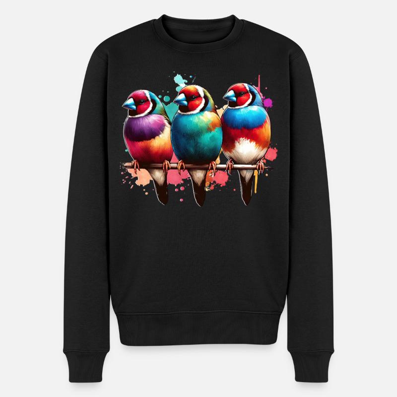 Gouldamadine Geschenk - Männer Premium Bio Pullover - Schwarz