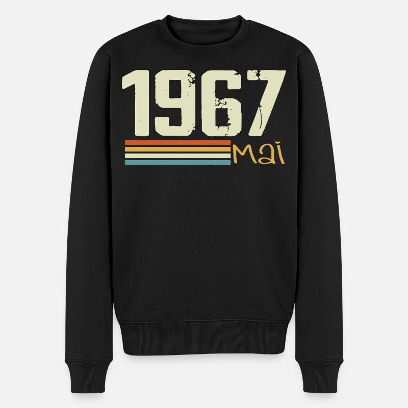Mai 1967 - Pull Premium bio Homme - noir