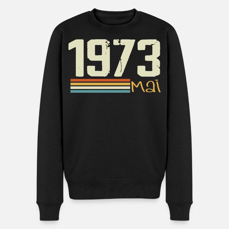 Mai 1973 - Pull Premium bio Homme - noir