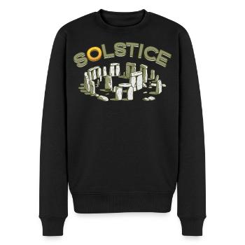 Litha Pagan Solstice d’été Midsommar - Pull Premium bio Homme - noir - Devant - Nico (187cm)