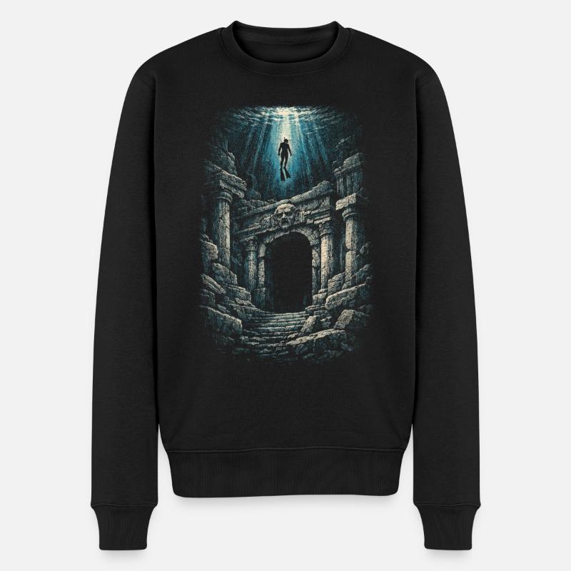 Apnée libre - Pull Premium bio Homme - noir