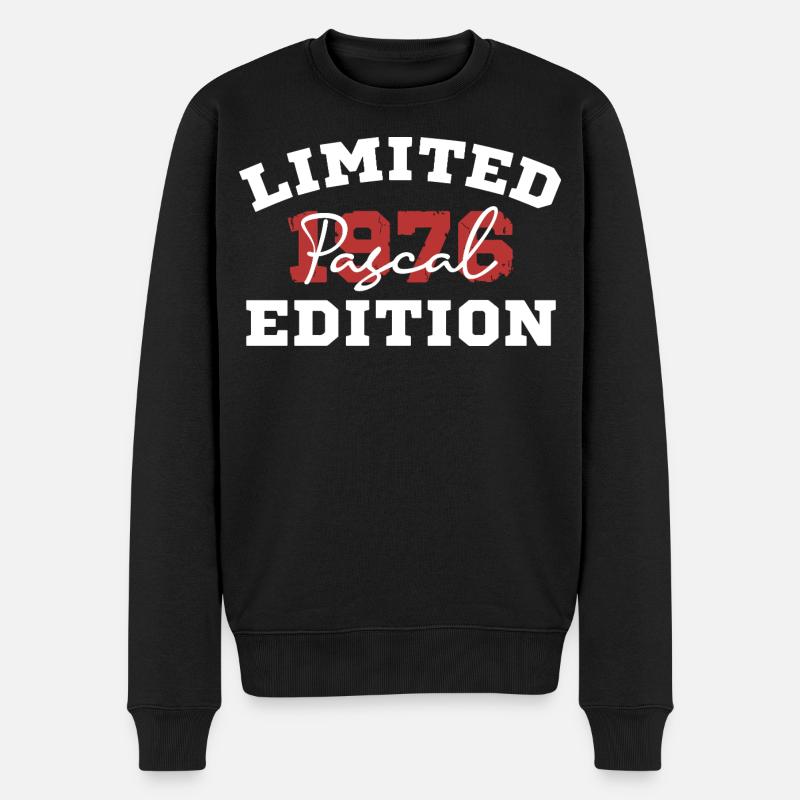 Pascal Édition Limitée 1976 - Pull Premium bio Homme - noir