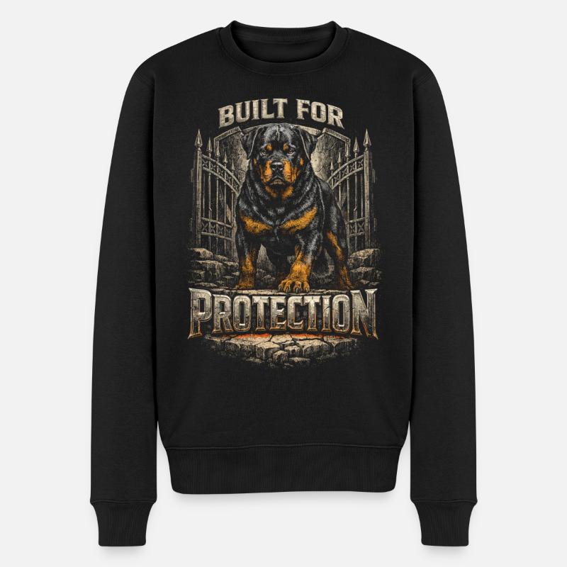 Chien Rottweiler - Pull Premium bio Homme - noir