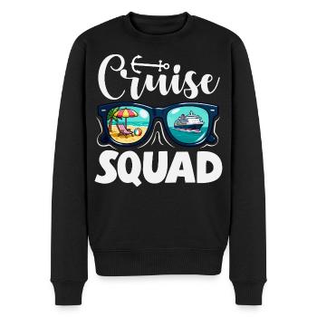 Cruise Squad Sunglasses Holiday Trip - Men's Premium Organic Jumper - black - Front - Nico (187cm)