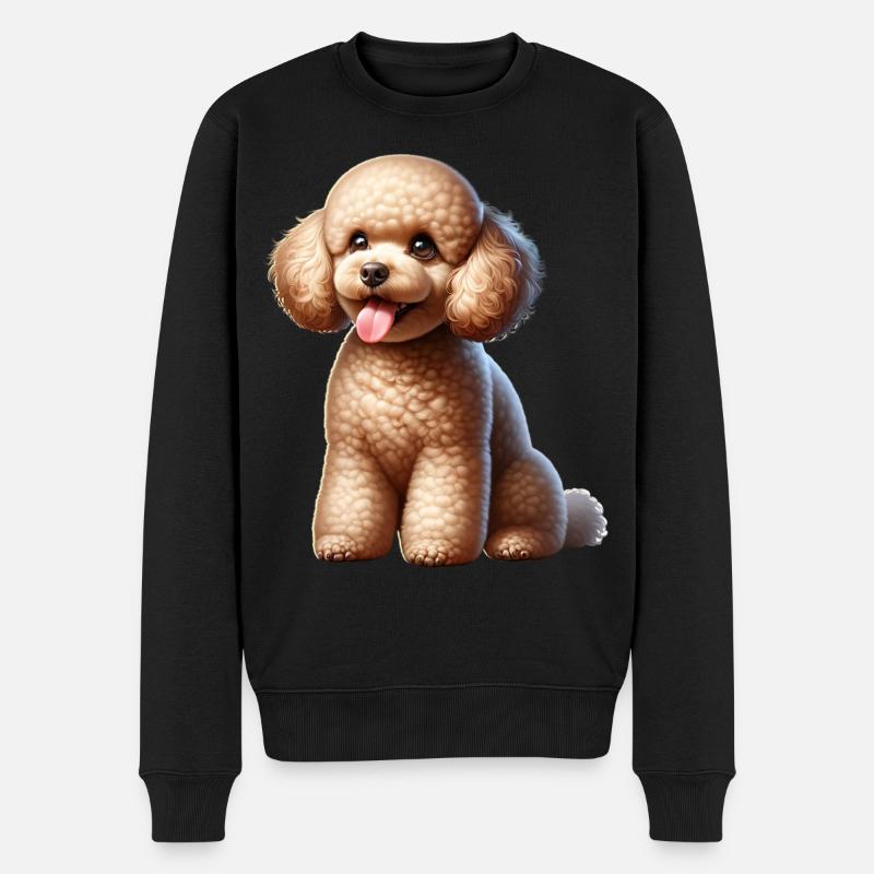 Caniche - Pull Premium bio Homme - noir