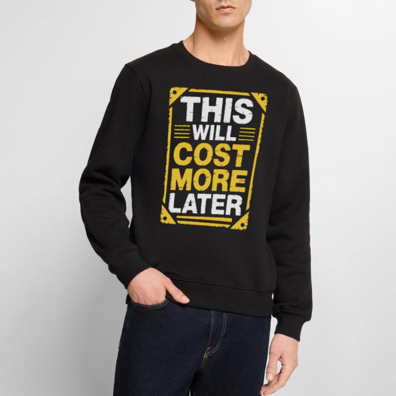 Designer d’impression Cela coûtera plus cher Expert en impression Pull Premium bio Homme