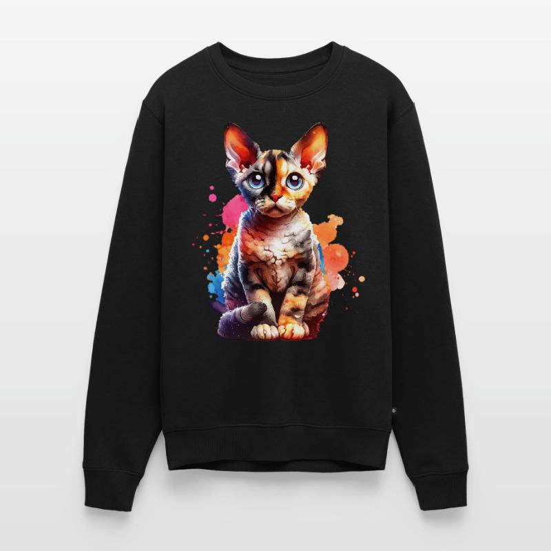 Devon Rex Gift Men's Premium Organic Jumper