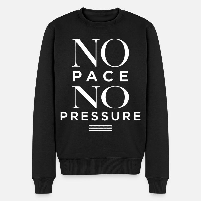 Pas de rythme, pas de pression - Pull Premium bio Homme - noir