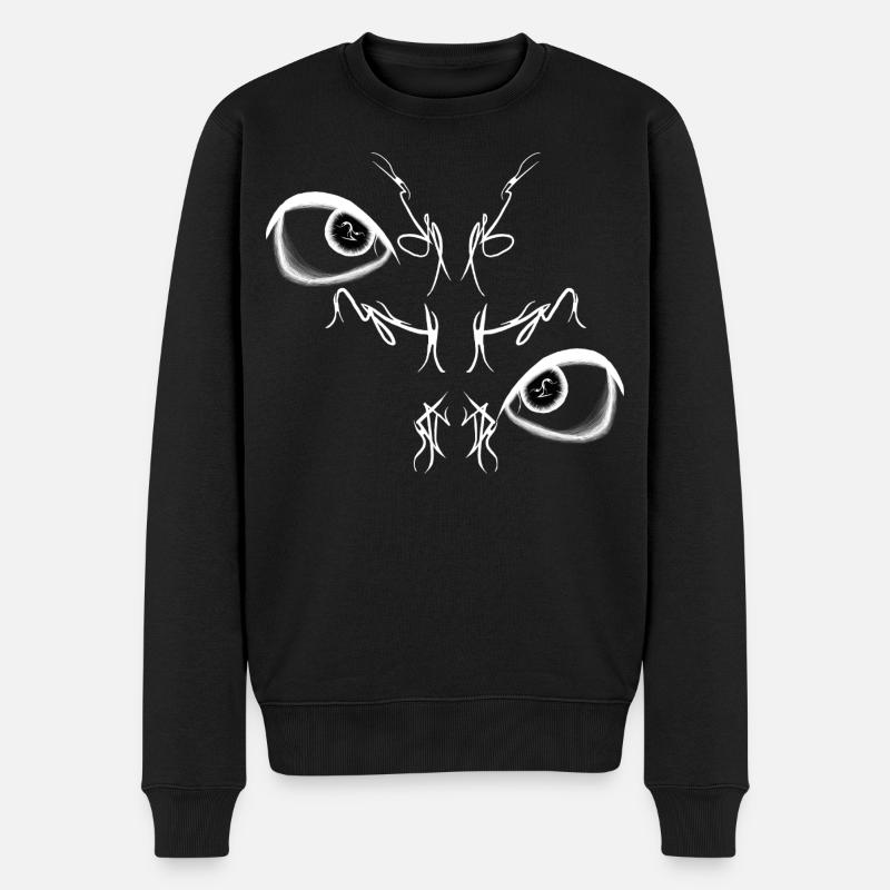 Night Bird Duo Lights (Marche arrière) - Pull Premium bio Homme - noir