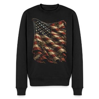 Jour des anciens combattants pour les démocrates - Pull Premium bio Homme - noir - Devant - Nico (187cm)