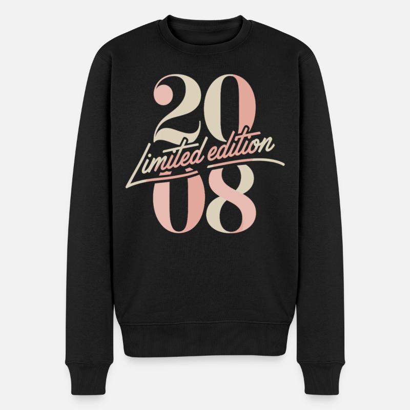 Édition limitée anniversaire 2008 - Pull Premium bio Homme - noir