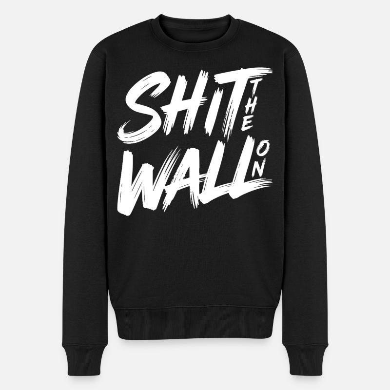 Arrête le mur - Pull Premium bio Homme - noir