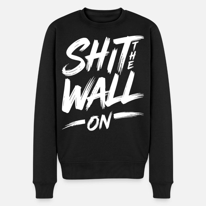 Arrête le mur - Pull Premium bio Homme - noir