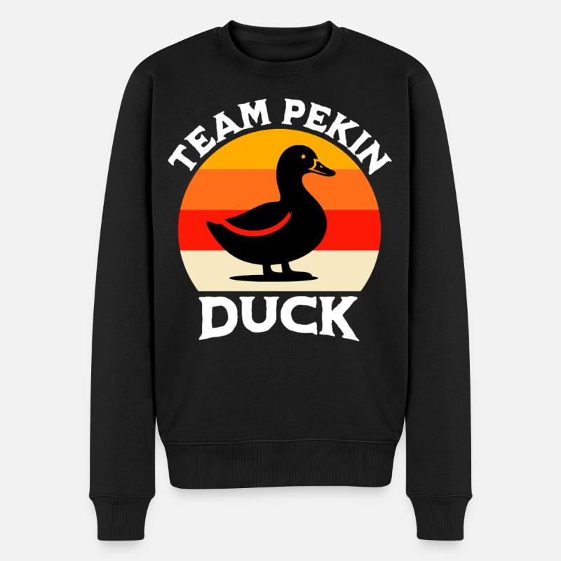 Équipe Canard laqué - Pull Premium bio Homme - noir