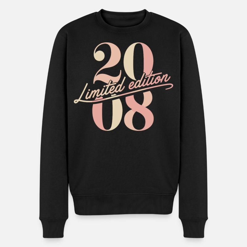 Anniversaire édition limitée 2008 - Pull Premium bio Homme - noir