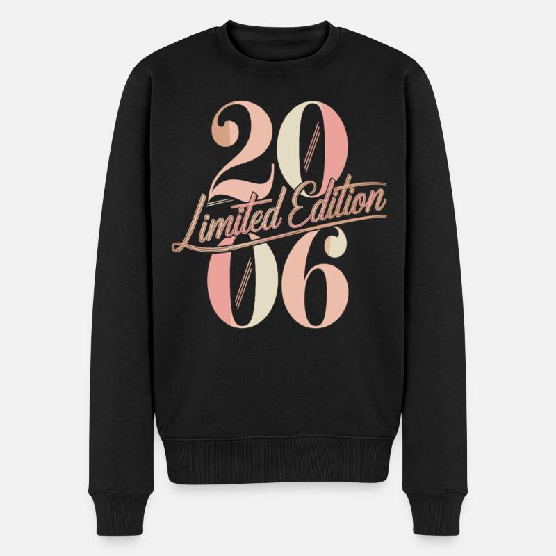 Édition limitée anniversaire 2006 - Pull Premium bio Homme - noir
