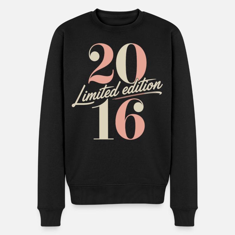 Édition limitée anniversaire 2016 - Pull Premium bio Homme - noir