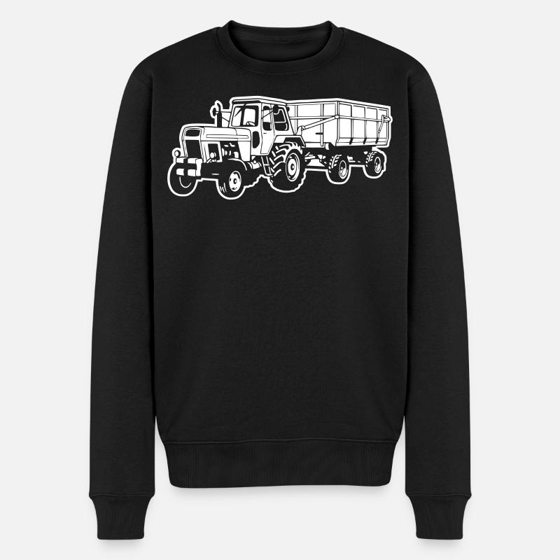 ZT300 with HW80 (Difference Image) - Men's Premium Organic Jumper - black