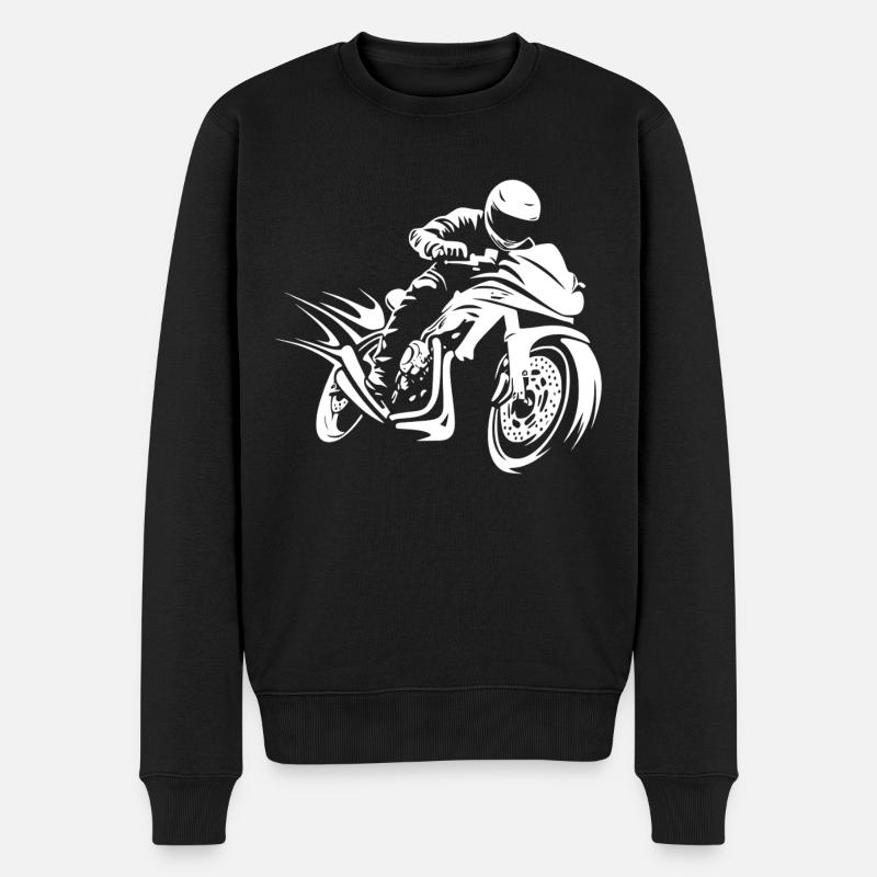 Motard Motard - Pull Premium bio Homme - noir