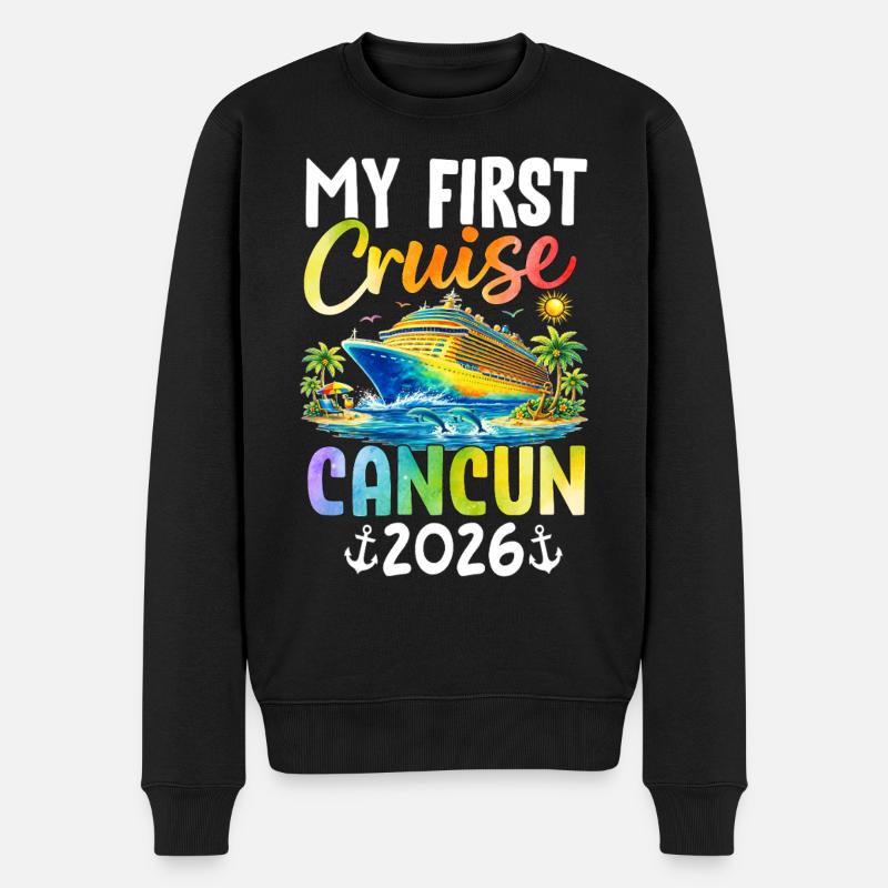 Ma première croisière Cancún 2026 - Pull Premium bio Homme - noir