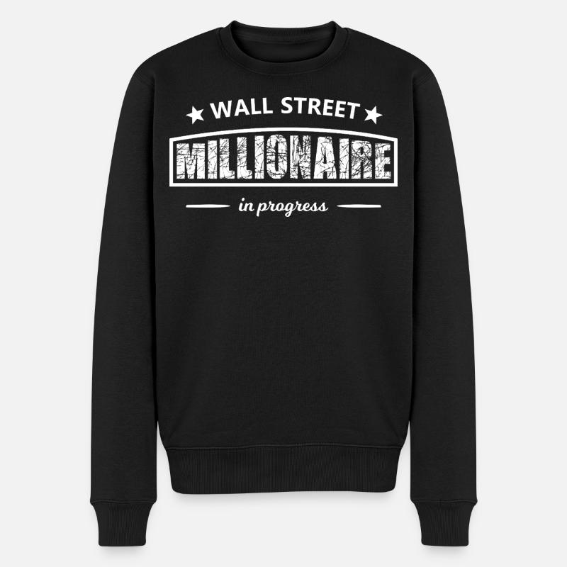 Wall Street Millionaire – en cours - Pull Premium bio Homme - noir
