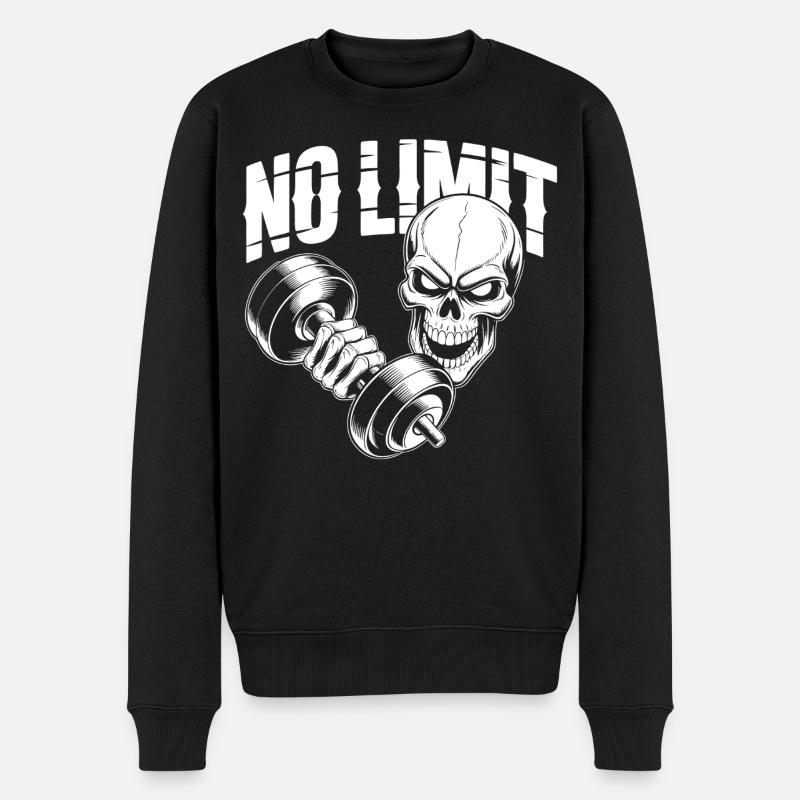 Entraînement du crâne - Pull Premium bio Homme - noir
