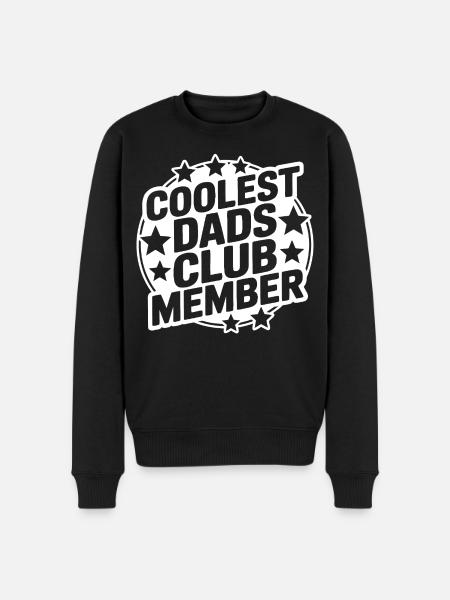 Super Papa Club - Men's Premium Organic Jumper - black