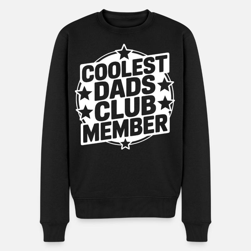 Super Papa Club - Pull Premium bio Homme - noir