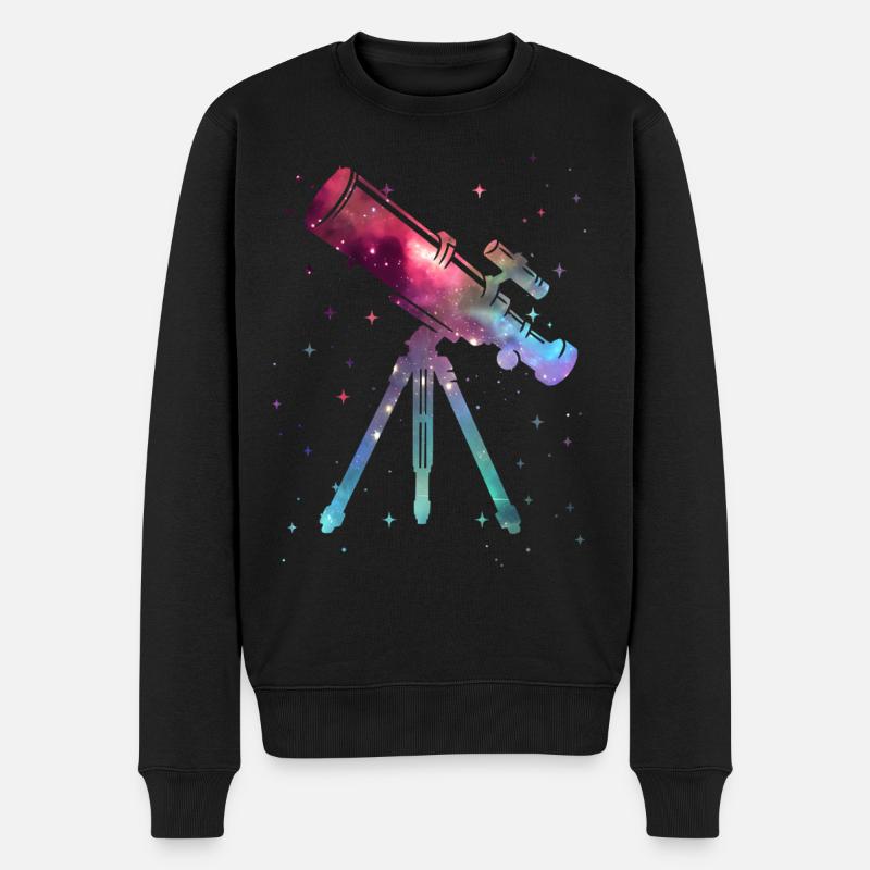 Astronomie du télescope Spatio-Kinden Astronomie - Pull Premium bio Homme - noir