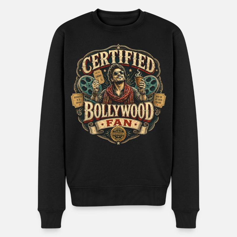 Fan certifié de Bollywood - Pull Premium bio Homme - noir
