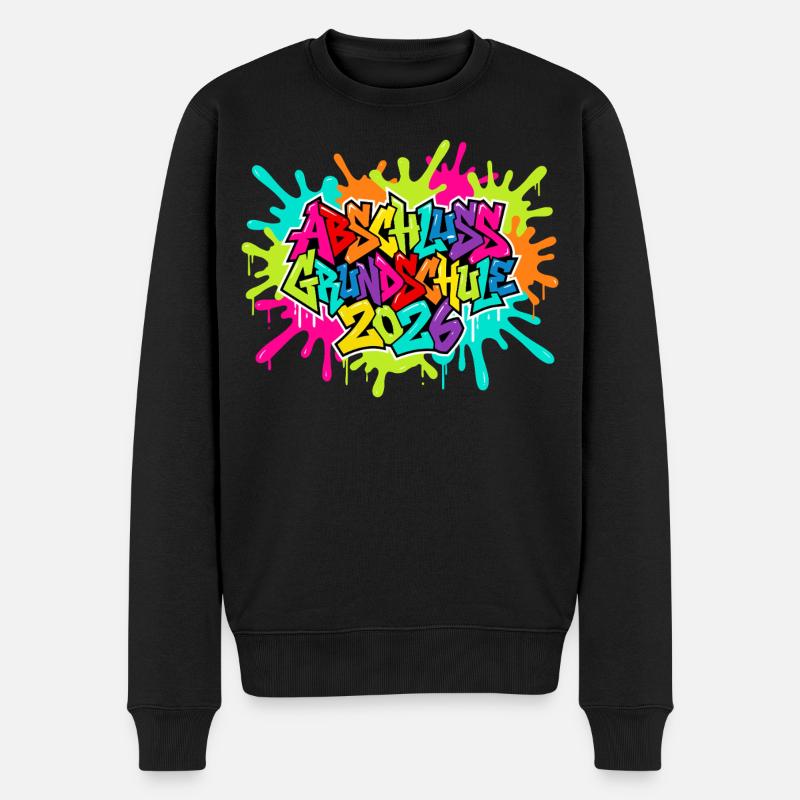 Grundschule Abschluss 2026 - Männer Premium Bio Pullover - Schwarz
