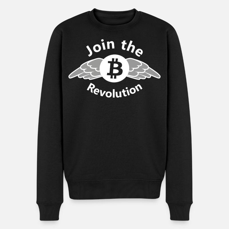 Révolution BitWings - Pull Premium bio Homme - noir
