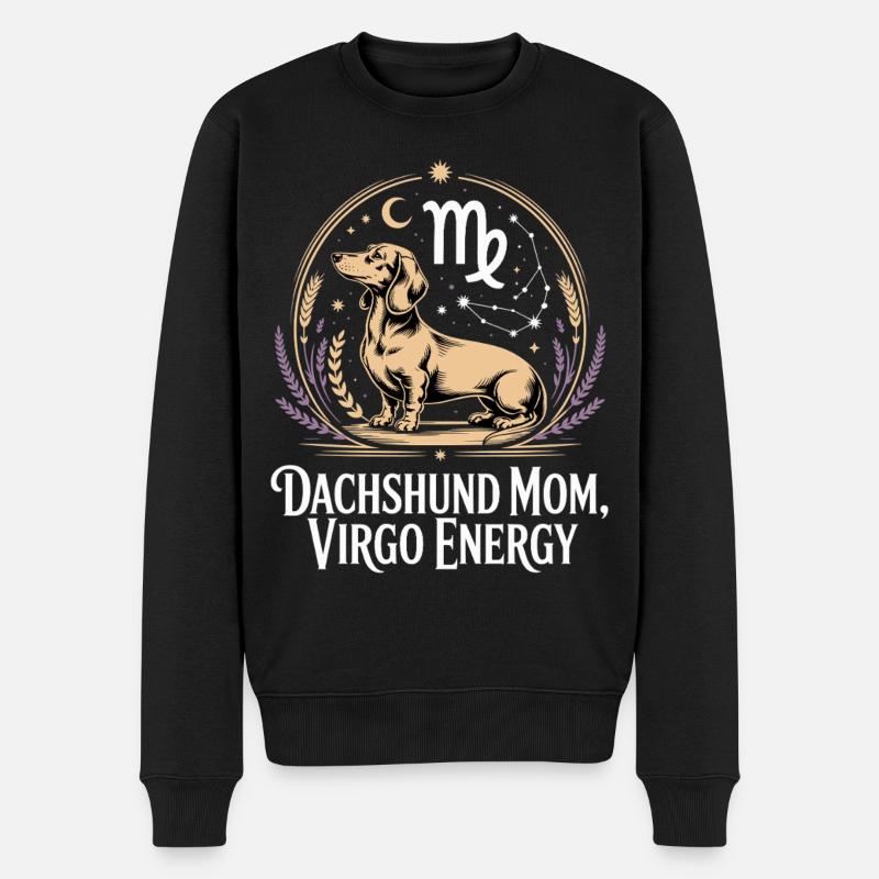 Maman teckel vierge - Pull Premium bio Homme - noir