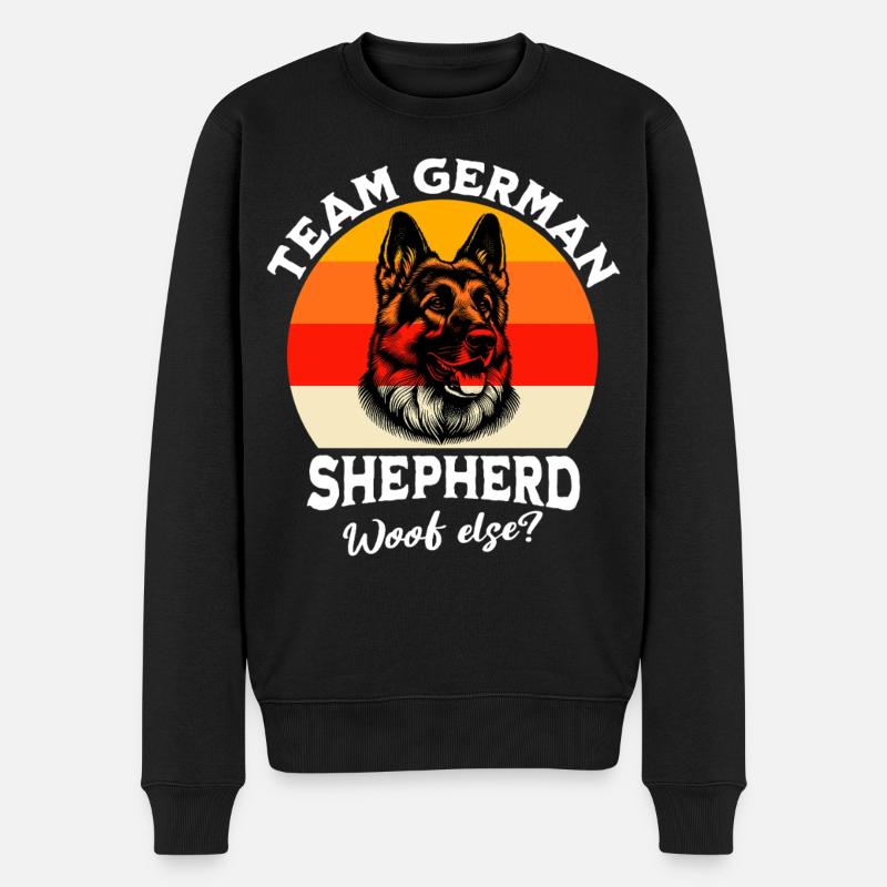 Équipe Berger Allemand - Pull Premium bio Homme - noir