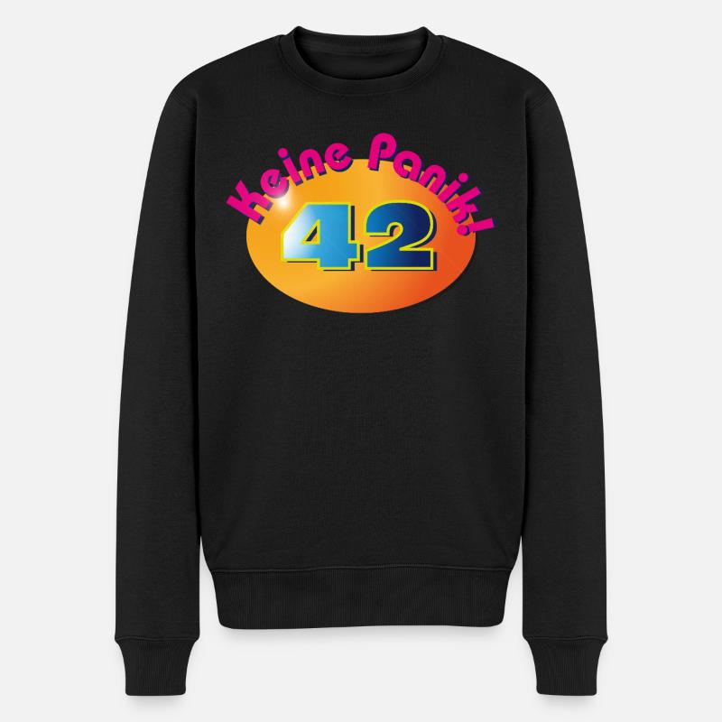 Ne paniquez pas ! 42 - Pull Premium bio Homme - noir