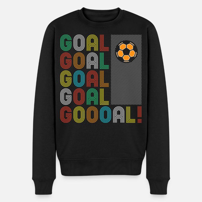 Tor Tor Goooal! - Männer Premium Bio Pullover - Schwarz