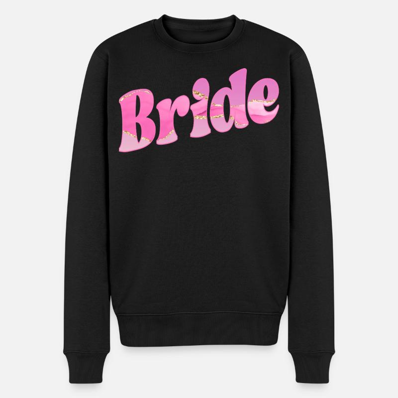 Brauthochzeit - Männer Premium Bio Pullover - Schwarz
