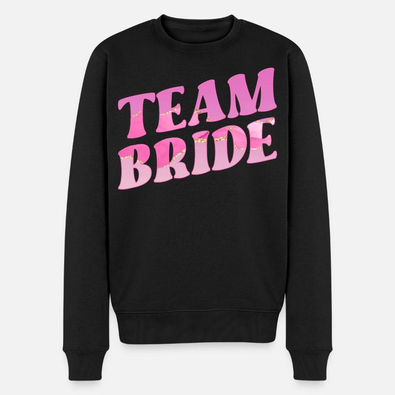 Équipe de mariage mariée - Pull Premium bio Homme - noir