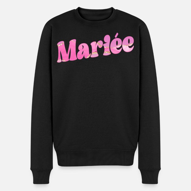 Brauthochzeit - Männer Premium Bio Pullover - Schwarz