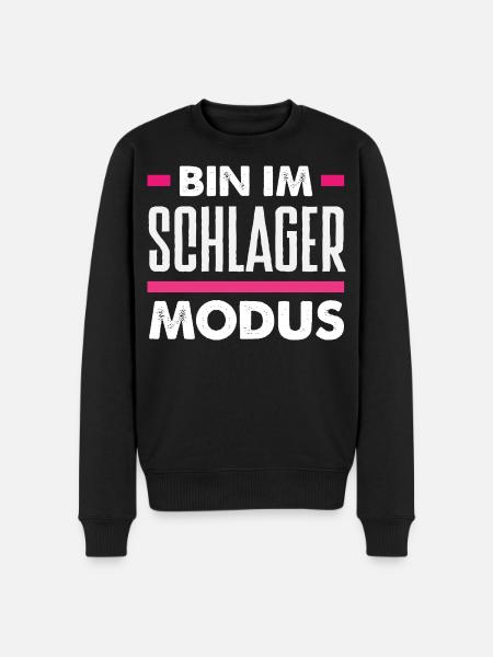 I'm in Schlager Mode Party Festival Concert - Men's Premium Organic Jumper - black