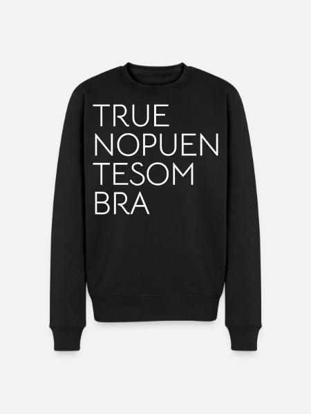 THUNDER SHADOW BRIDGE - Men's Premium Organic Jumper - black