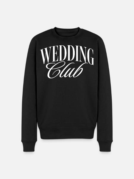 Wedding Club - Men's Premium Organic Jumper - black