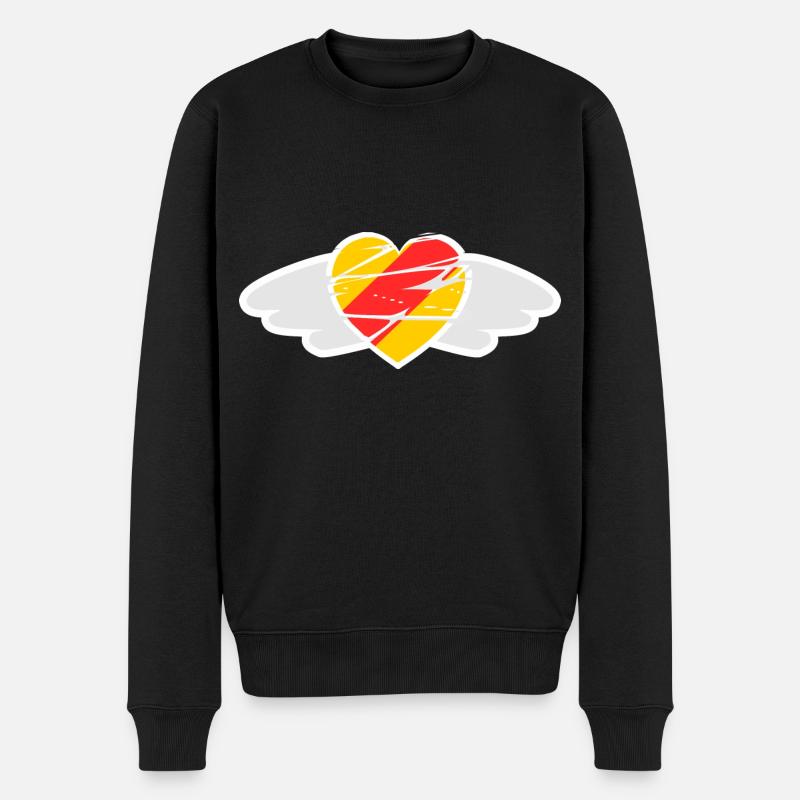 Les ailes de Badner - Pull Premium bio Homme - noir