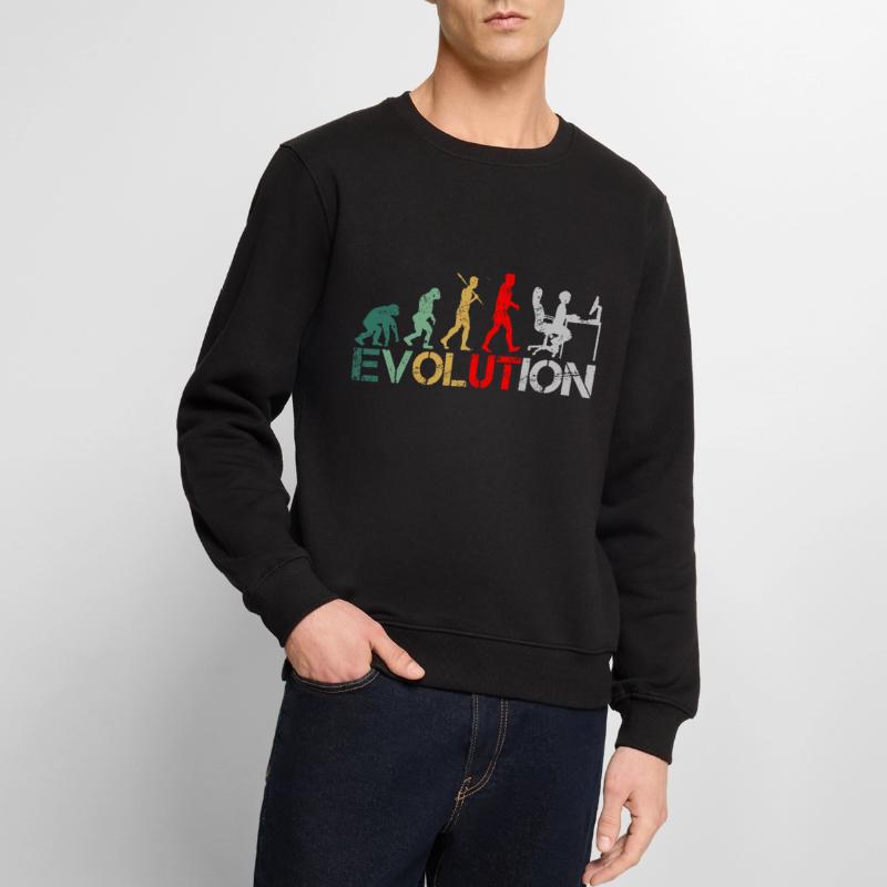 Computer Nerd Programmeur Evolution drôle Pull Premium bio Homme