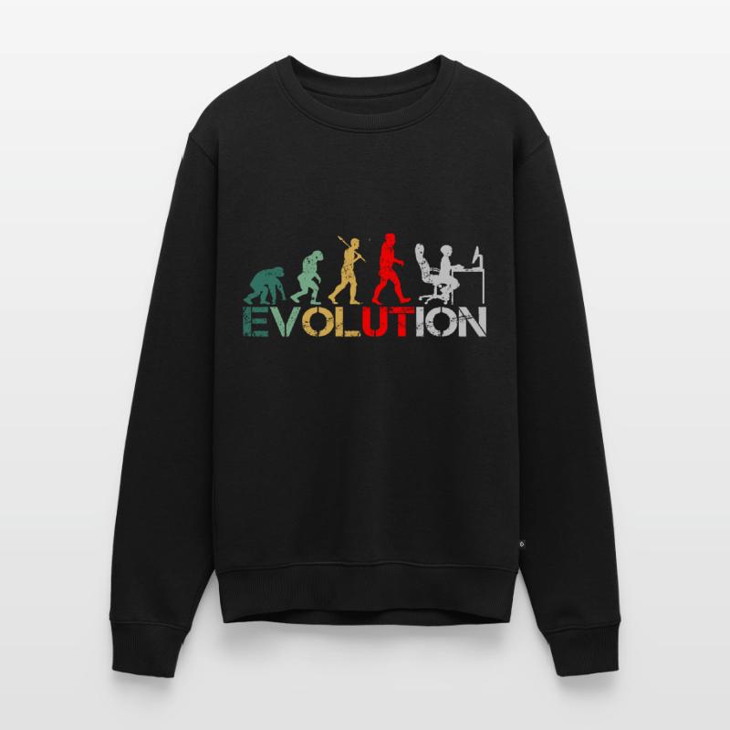 Computer Nerd Programmeur Evolution drôle Pull Premium bio Homme