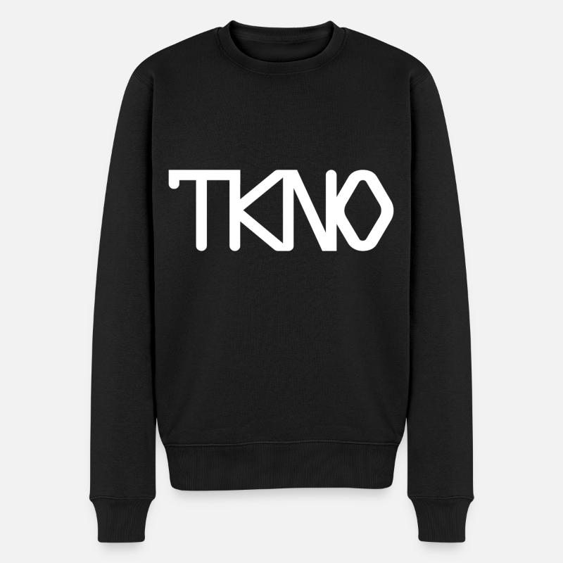 Techno minimale - Pull Premium bio Homme - noir